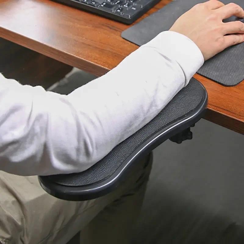 

Rotating Computer Arm Rest Pad Ergonomic Adjustable PC Wrist Rest Extender Desk Hand Bracket Home Office Mouse Pad
