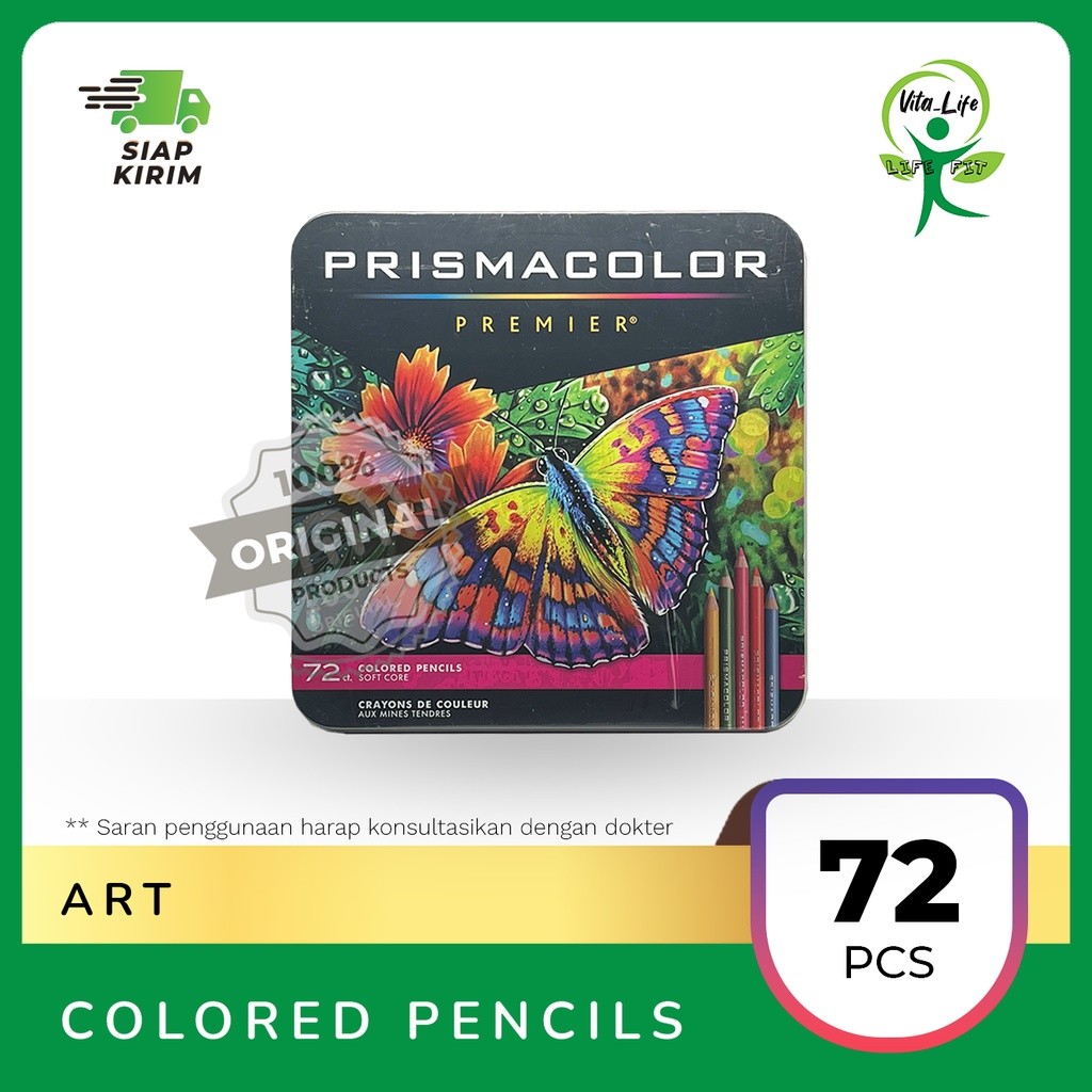 

PRISMACOLOR PREMIER COLORED PENCIL 72CT TSB