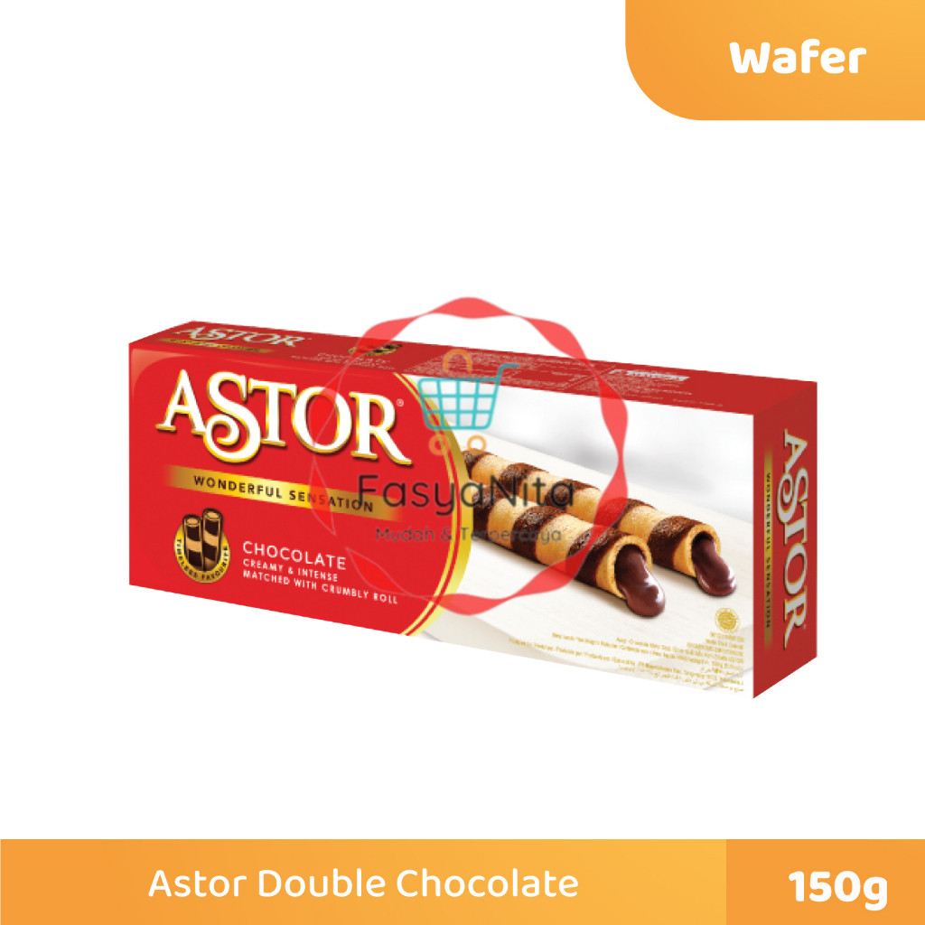 

MAYORA WAFER STICK ASTOR DOUBLE COKLAT 150GR BOX - Fasyanita Denpasar