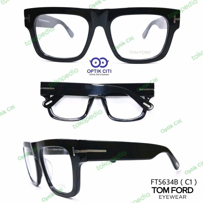 Frame Kacamata Pria Tomford 5634 Kotak Besar Dan Tebal Grade Original