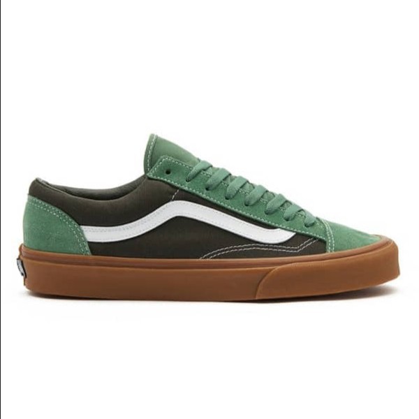 VANS STYLE 36 GUM SOLE GREEN FAIRWAY FOREST NIGHT ORIGINAL