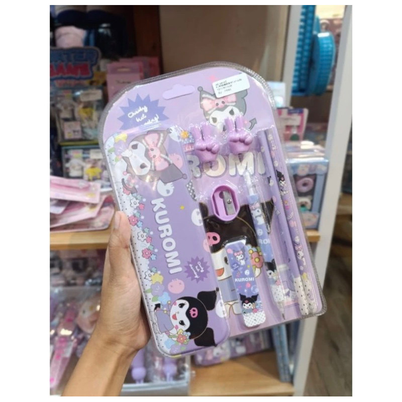 

(MGS) Set Alat Tulis Kotak Pencil Kuromi Sanrio Kado Goodie Bag 08054 Set Lengkap Peralatan sekolah cinnamorol Kotak pensil melody