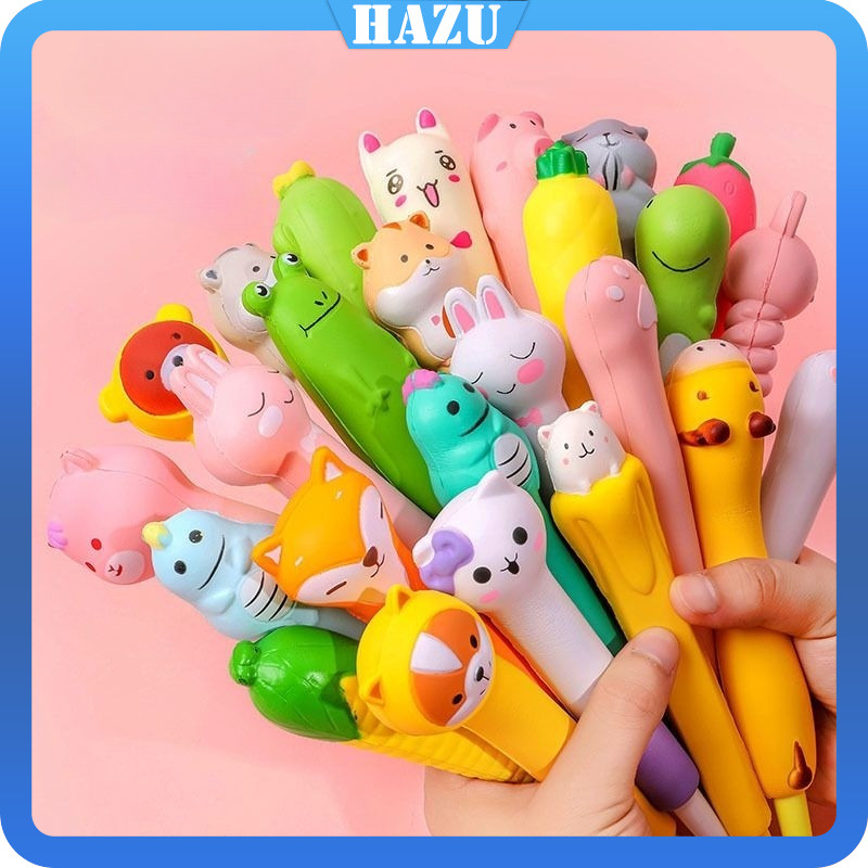 

Pulpen Gel Squishy Karakter - Warna Pastel, Hadiah Sekolah Anak,Alat Tulis Lucu untuk Dekorasi Meja Kerja