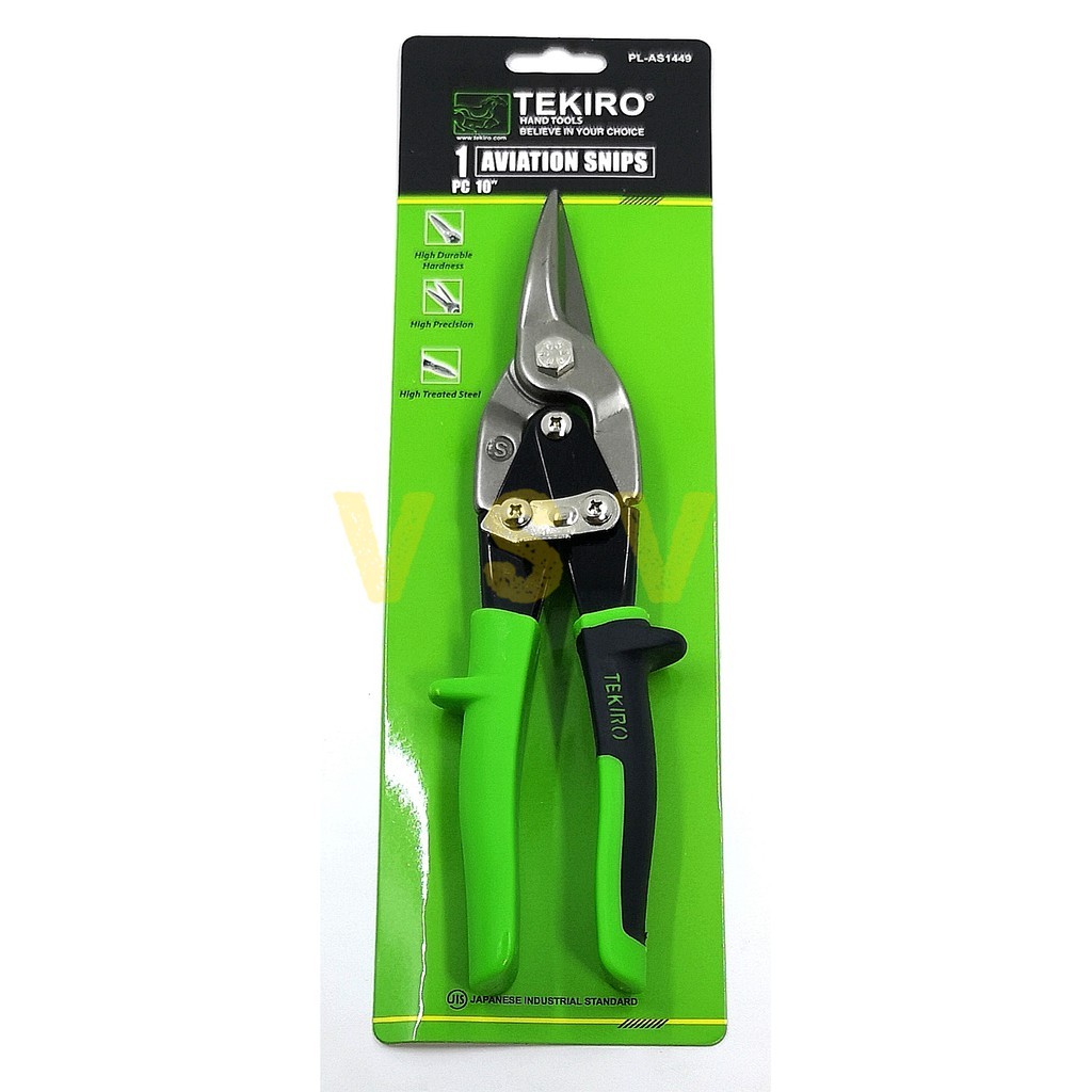 Tekiro Gunting Seng Aviation Snips 10 Inch Gunting Baja Ringan / Gunting Plat GUNTING SENG TEKIRO 10
