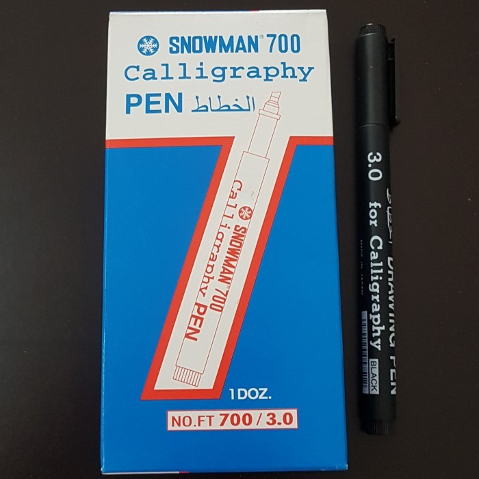 

best -SNOWMAN 700 CALLIGRAPHY PEN 1.0 - 2.0 - 3.0 (PER LUSIN) - 2.0