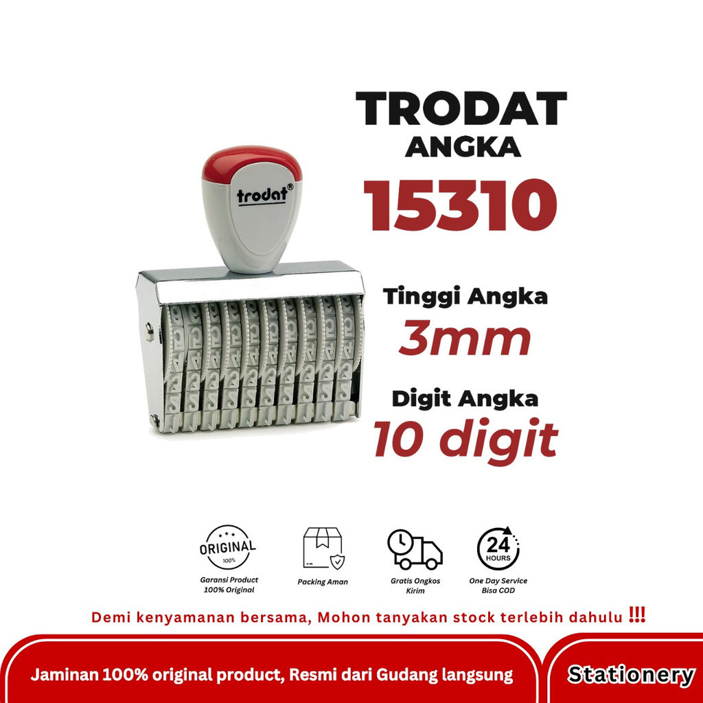 

TRODAT STEMPEL 10 DIGIT 15310 3 MM
