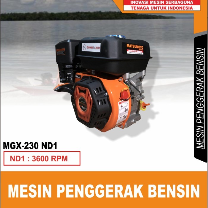 Mesin Penggerak Bensin 9hp Matsumoto MGX-230 Gasoline Engine 9hp