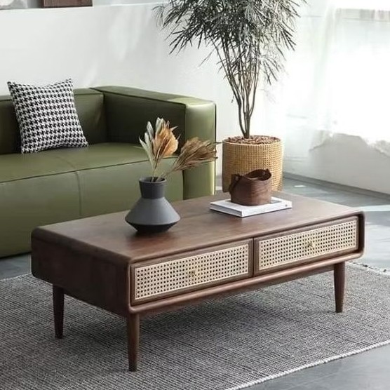 Meja Table Coffee Retro Jati Jepara