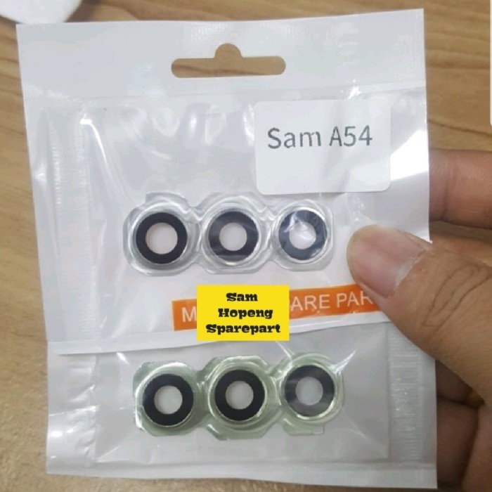 Sparepart And Tool Ring Kaca Lensa Kamera Belakang Big Camera Compatible Samsung Galaxy M32 / A54 / 