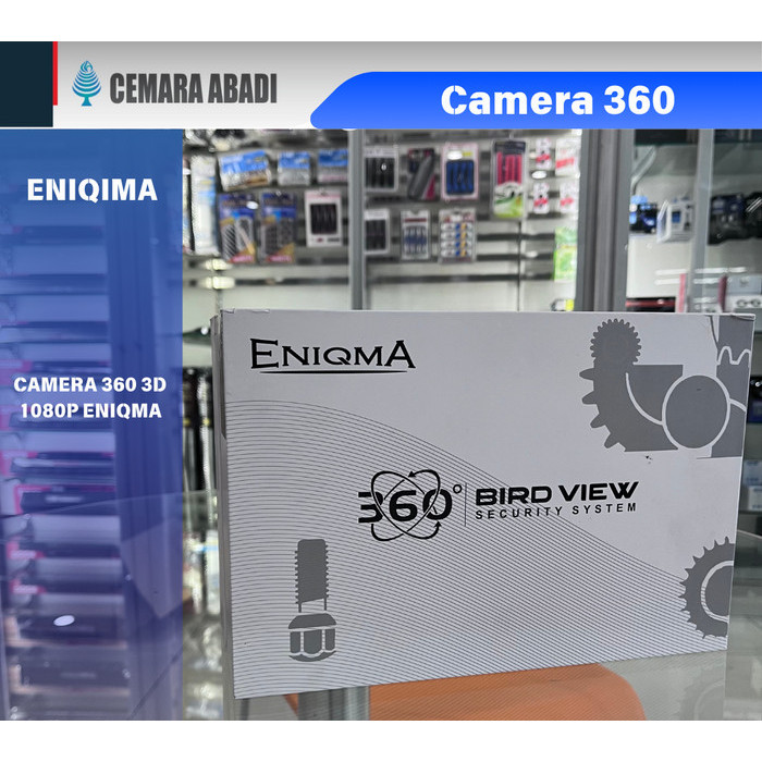 Camera 360° 3D 1080P merek Eniqma untuk mobil