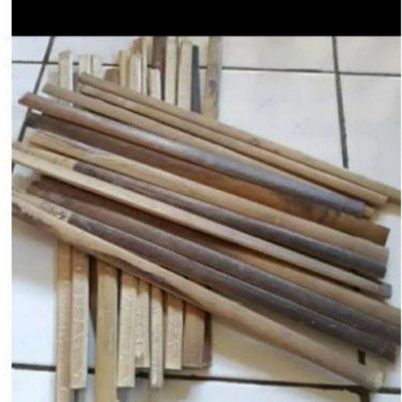 paket 6 Bilah bambu panjang 100 cm bambu pilihan L.A