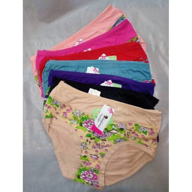 GROSIR 1 LUSIN CELANA DALAM DAIFONA MOTIF/CELANA DALAM WANITA