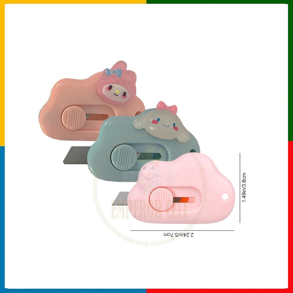 

Pisau Cutter lucu bentuk awan kartun untuk alat tulis kantor cutter portable