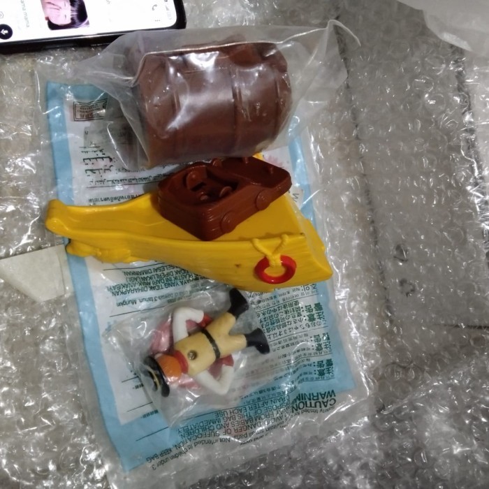 KY562 Hamburglar Cannon McBoat Set 1 of 4 Happy Meal MC Donalds VINTAGE RARE