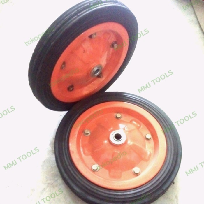 Roda gerobak pasir ban MATI - Roda gerobak pasir ban buntu/tanpa angin