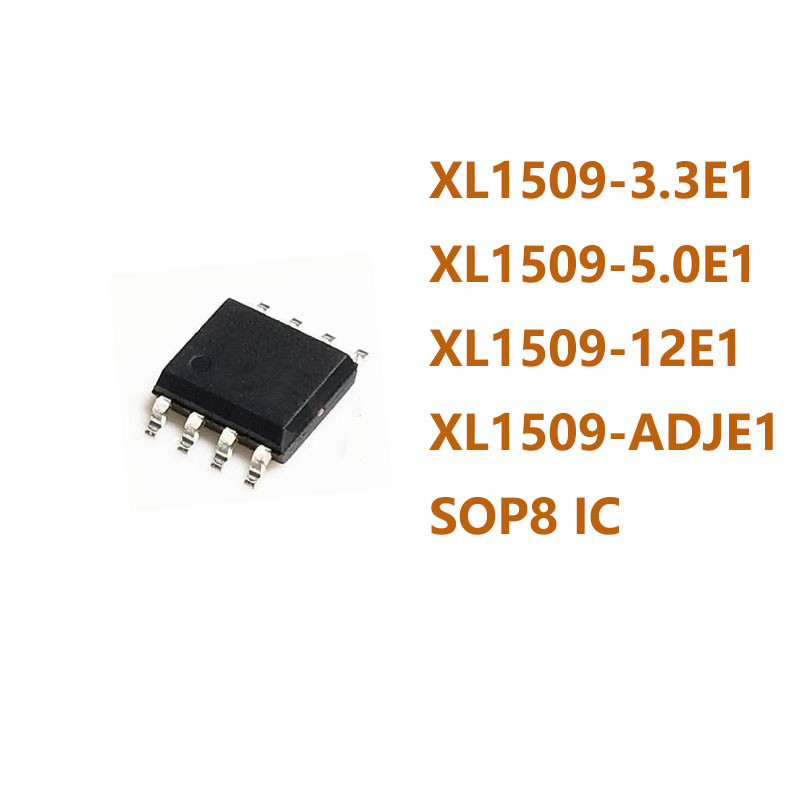 5PCS XL1509-3.3 3.3E1 5.0 5.0E1 12 12E1 ADJ ADJE1 Sop8 IC