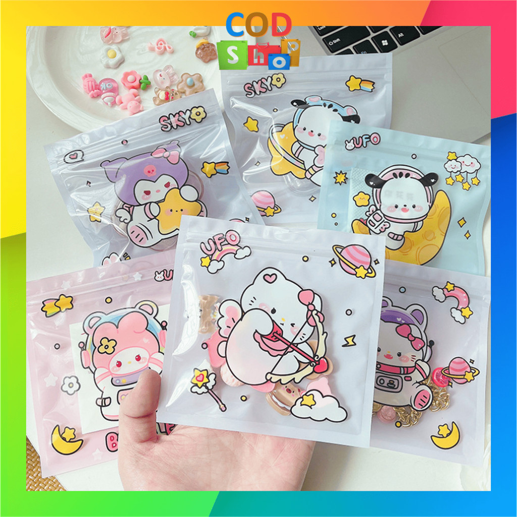 

Cod - 6594 Kemasan Permen Kue Serbaguna / Plastik Klip Mini Lucu / Kemasan Zip Lock Serbaguna / Kemasan Zip Lock Motif Karakter