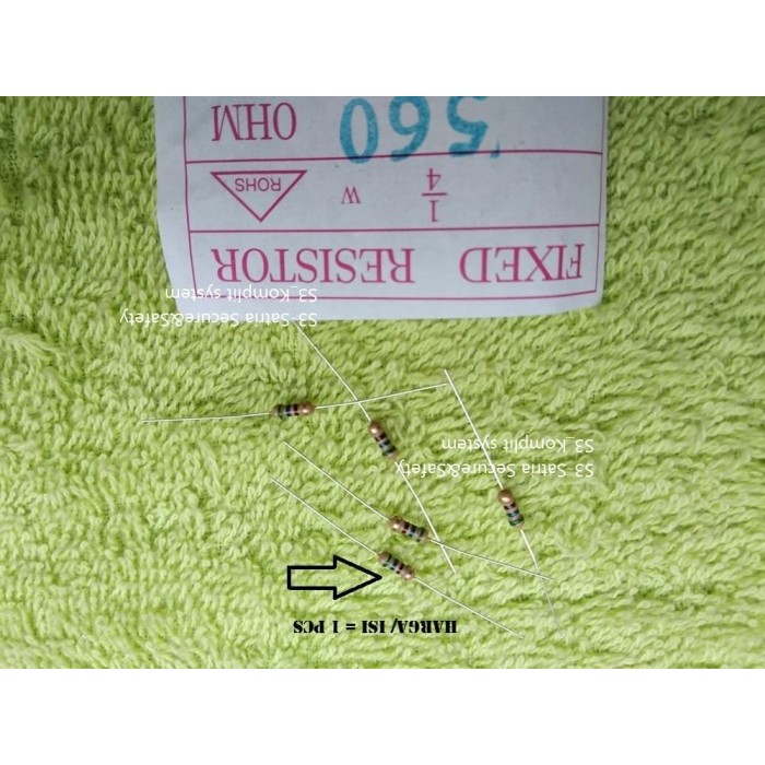 Coklat 560 ohm Resistor 1/4 W watt 5% 1/4W 560ohm