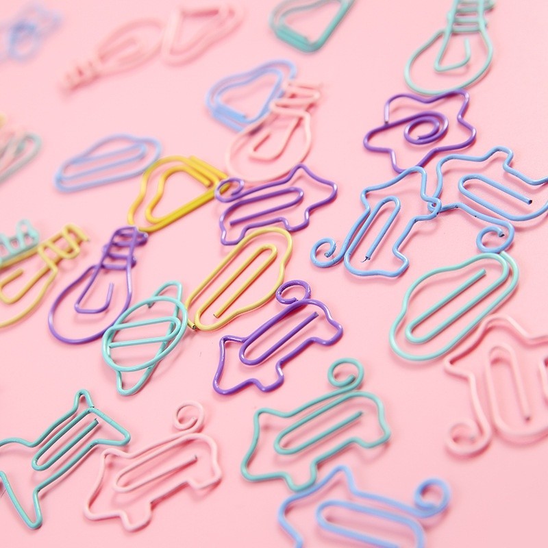 

Penjepit Klip Kertas Paper Clip Push Pin Set 10pcs Free Pouch 979