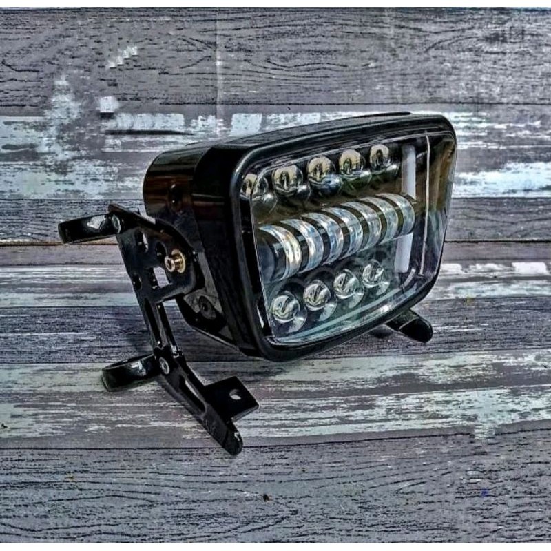 headlamp lampu depan daymaker rx king as honda ninja 2002 byson 16 LED set kupingan B-PRO