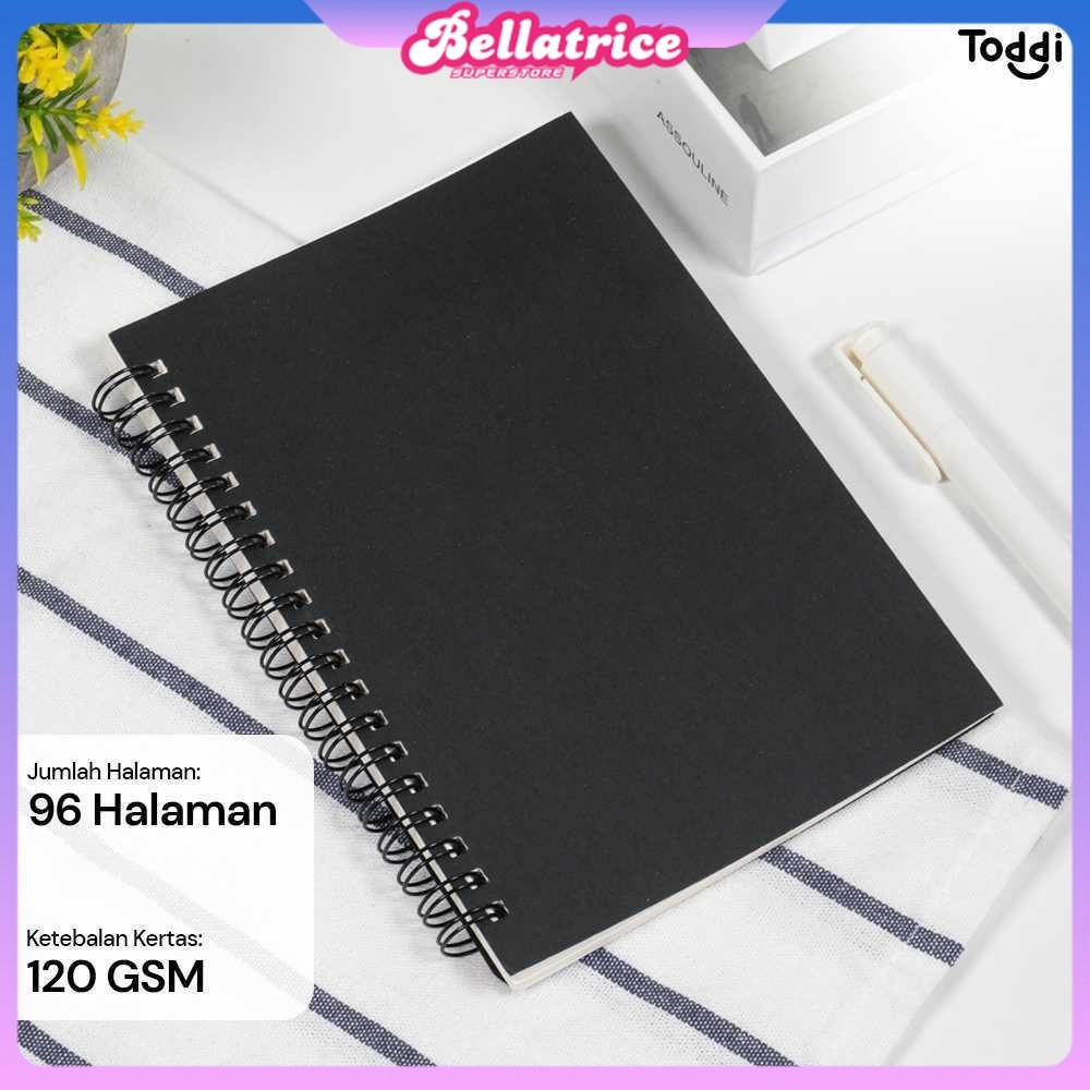 

Toddi Buku Jurnal Softcover Notebook Diary 120GSM 96 Halaman Blank - BQ-N14