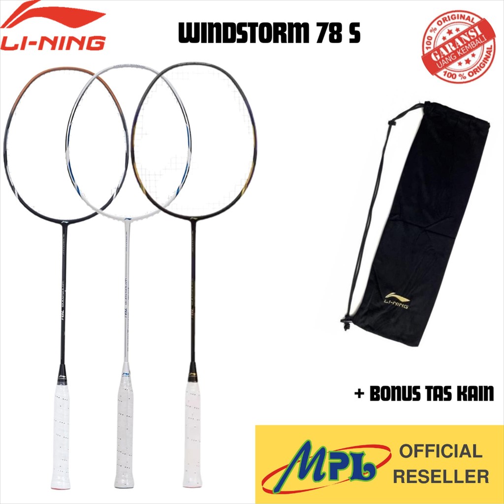 RAKET BADMINTON LINING WINDSTORM 78-S