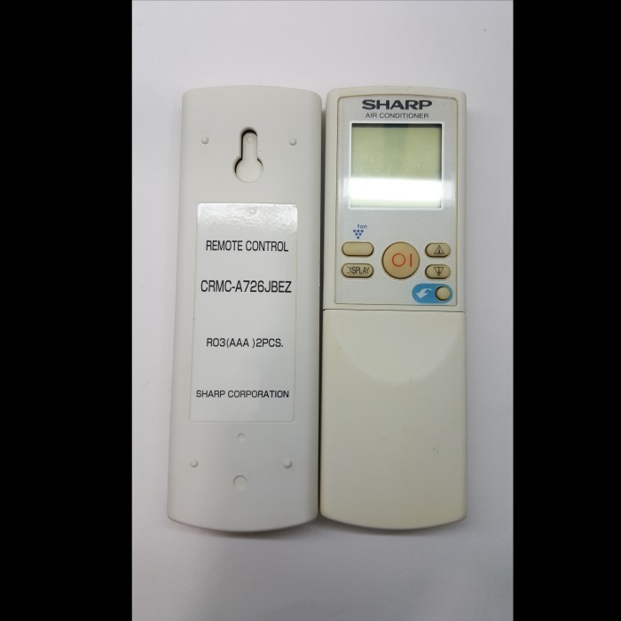 REMOTE AC SHARP PLASMACLUSTER ORIGINAL CRMC -A726JBEZ ASLI