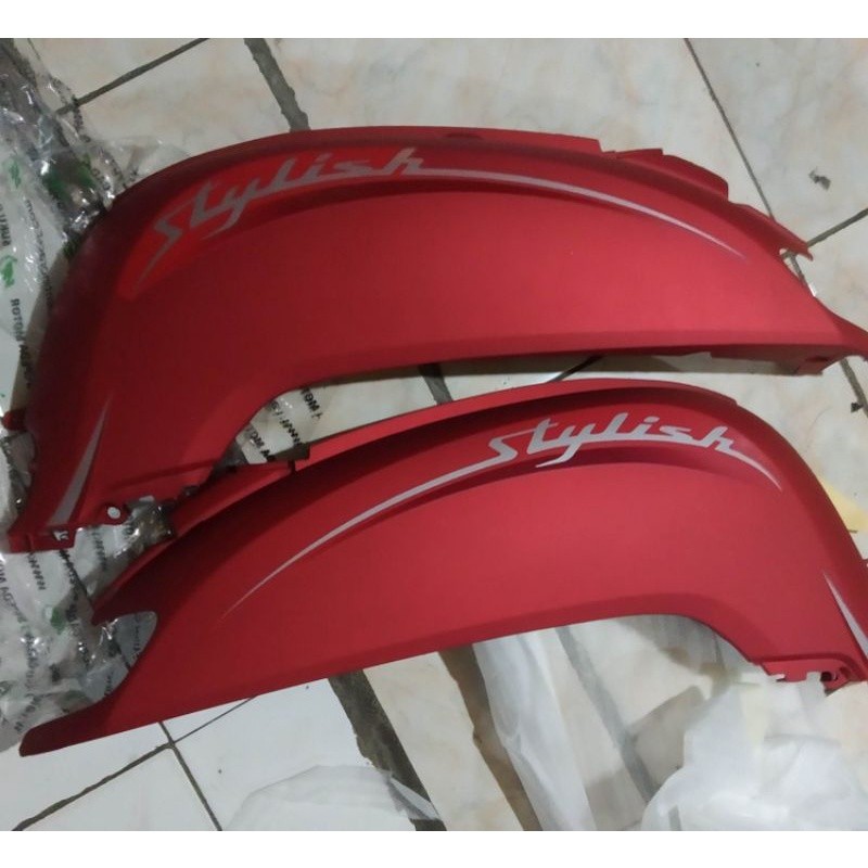Cover body samping scoopy esp 2019 merah doff