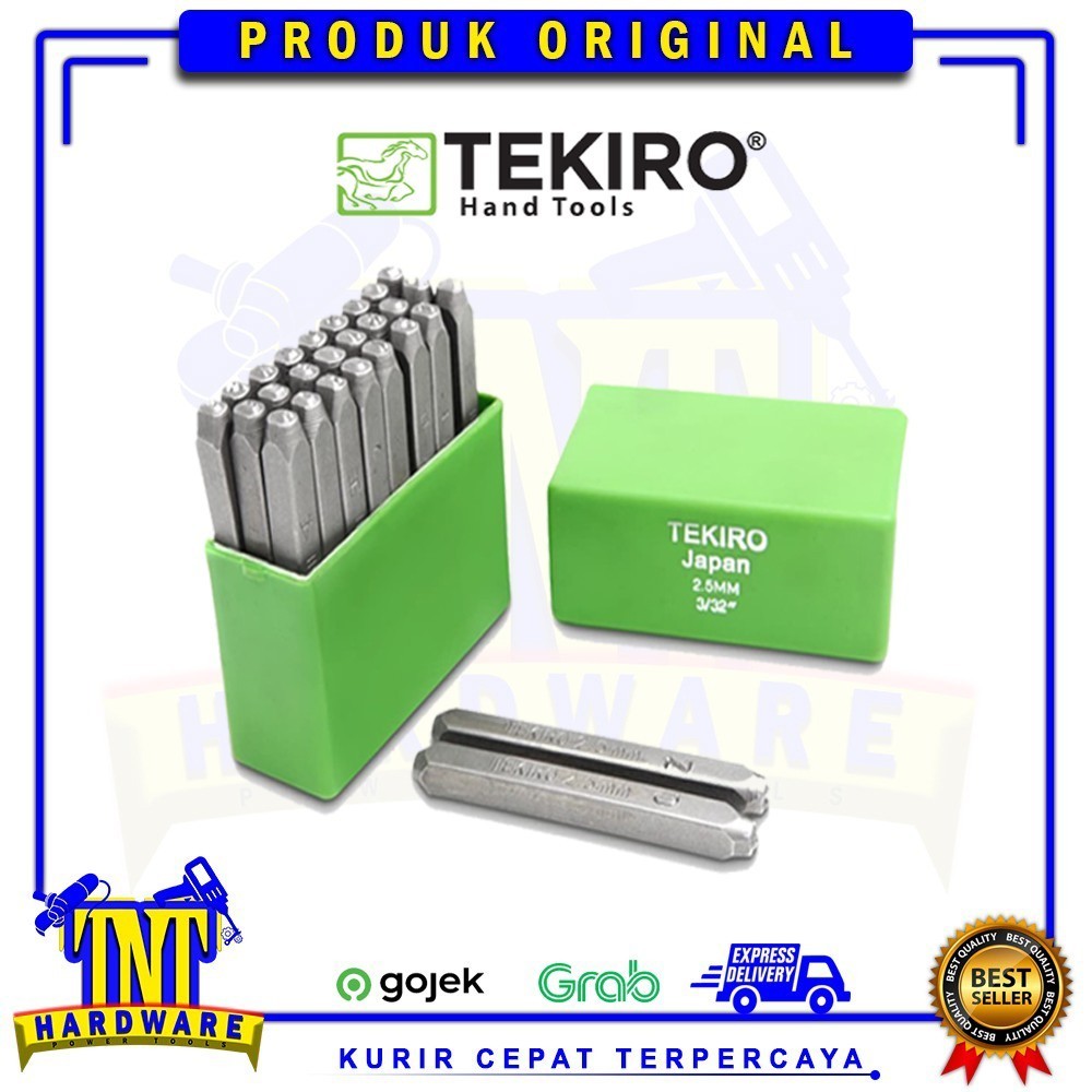 TEKIRO HURUF KETOK 8mm / HURUF KETOK / TOOLS / ALAT PERKAKAS / ABJAD KETOK