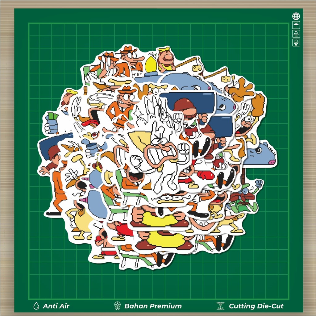 

HOT 50 PCS STIKER Stiker Pizza Tower V33 Stiker Fashion Cars Decal Dingin Kartu Album Custom Vinyl Anti Air- Sticker Aesthetic Buku Journal Koper Casing HP Tablet Laptop Helm Motor Botol Minum