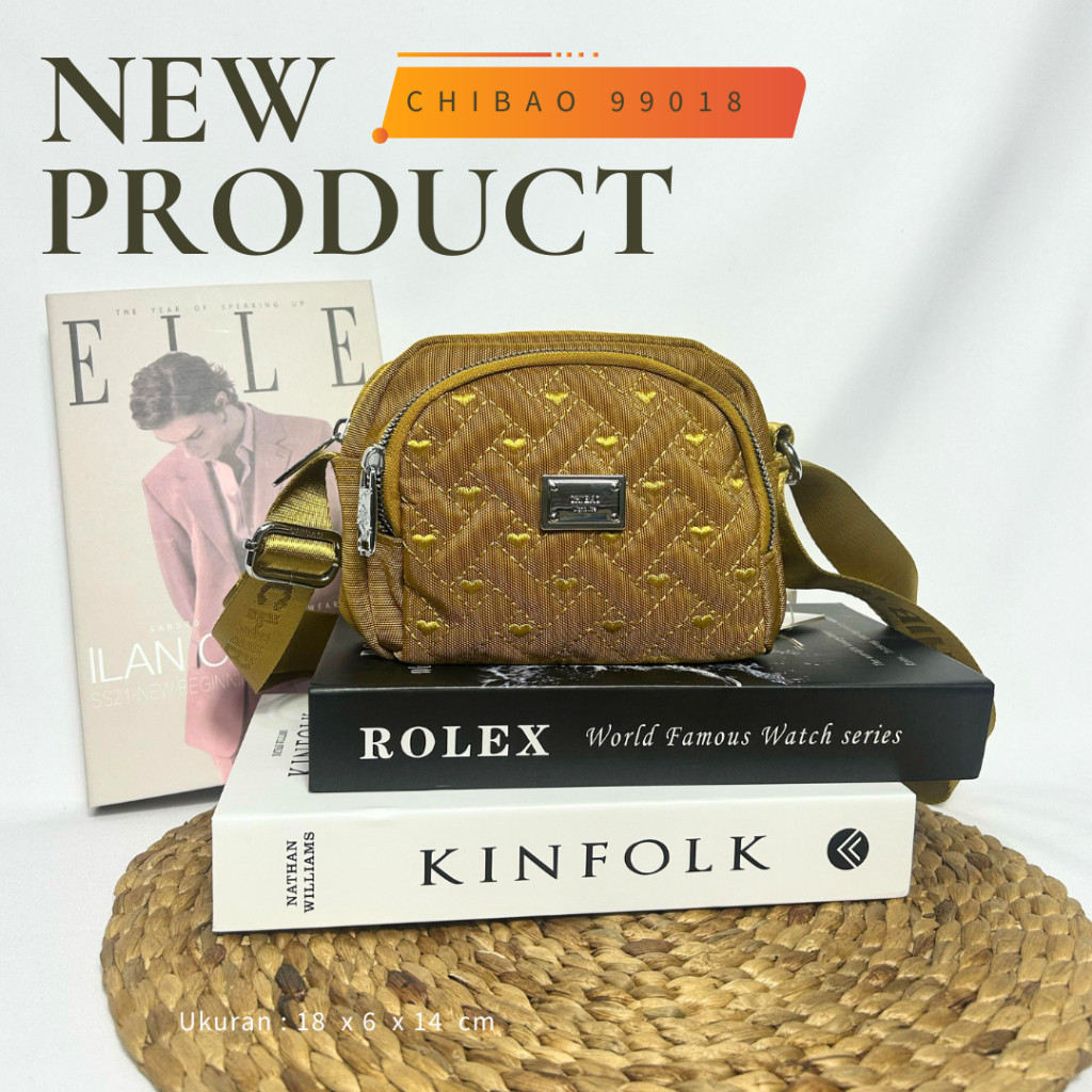 [TS] TERMURAH TAS SELEMPANG CHIBAO KANVAS ORIGINAL 99018-22-30# bf-33