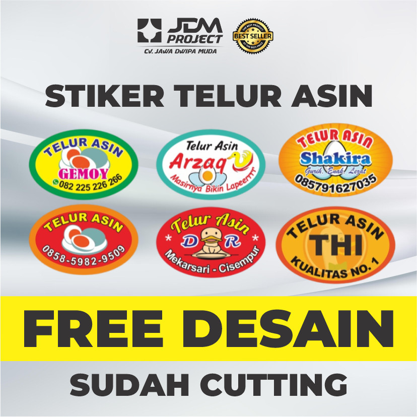

Cetak Kilat - STIKER LABEL TELUR ASIN ISI 760 PCS TERMURAH
