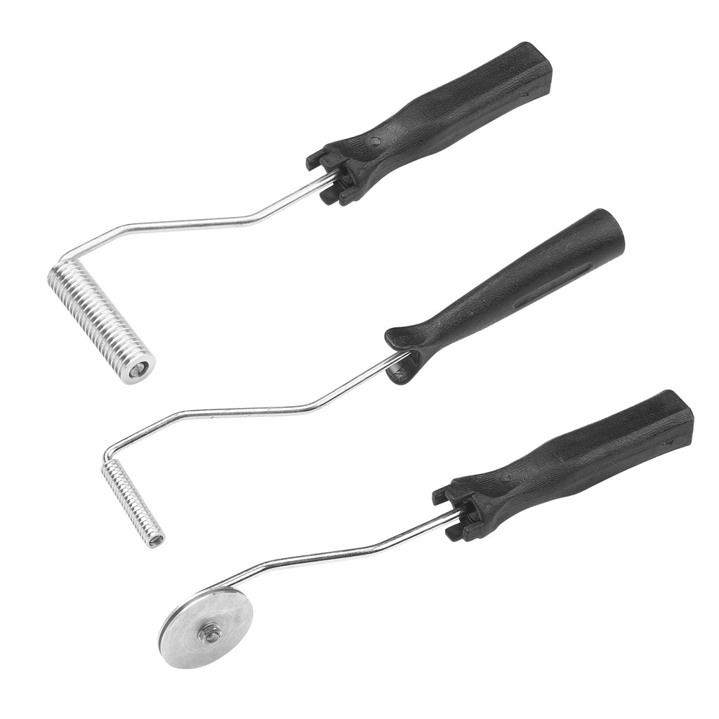 

3Pcs Fiberglass Roller Tools Kit Fiberglass Bubble Paddle Tool Laminating Paint Roller Kit for Mold Resin Fiberglass Resin Tub