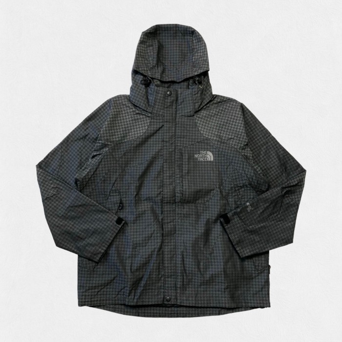 TNF The North Face Summit Series Gore-Tex XCR Raintex NP10311 Snowboard Jacket Monogram Gray Black