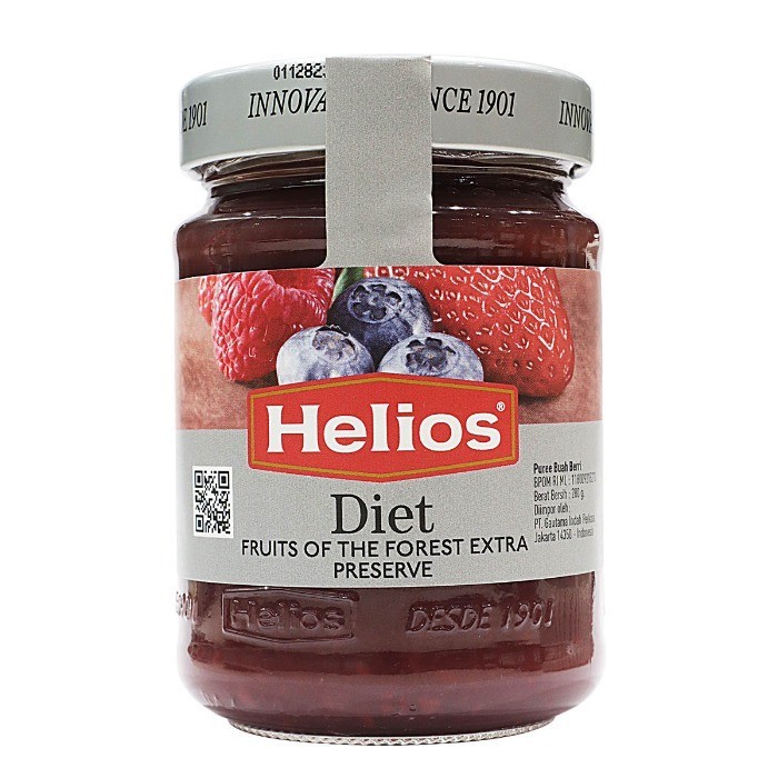 

New Arrival Selai Helios Diet Fruit of the Forest Extra Preserve 280g