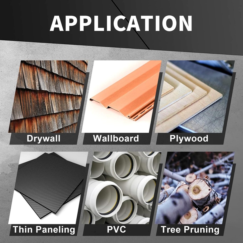 Terbaik Gergaji Tangan Manual 21cm Memangkas Memotong Pangkas Kayu Plywood Dahan Pohon PVC Plastik