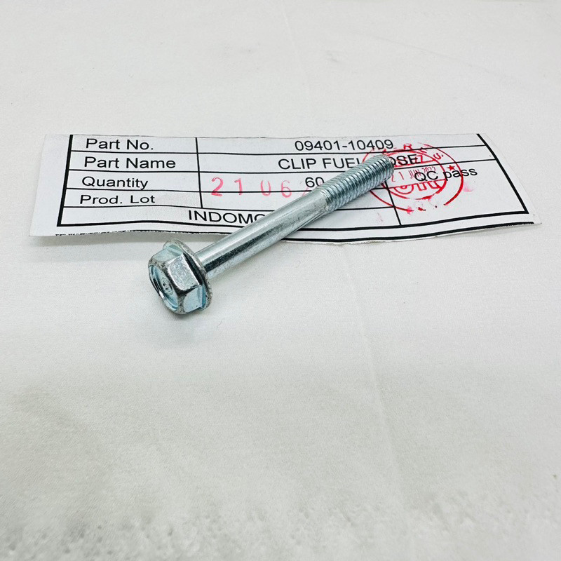 BAUT 10 PANJANG 5CM FLANGE ORIGINAL HONDA M6X50