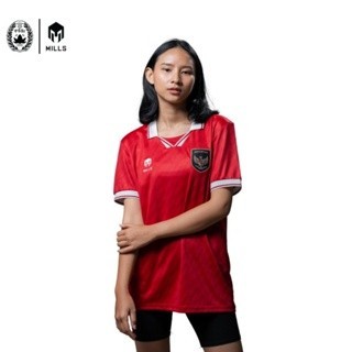 "W.H.Sw" - SALE JERSEY MILLS INDONESIA HOME JERSEY REPLICA VERSION 1408 RV - RED, M
