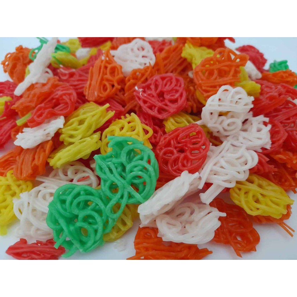 

Kerupuk mentah mawar warna kiloan murah toping seblak nett 250 gram - Ucrit food