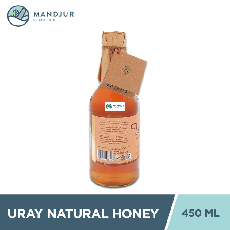 

Uray Natural Honey 450 Gram - Madu Asli Lebah Liar / Madu Hutan