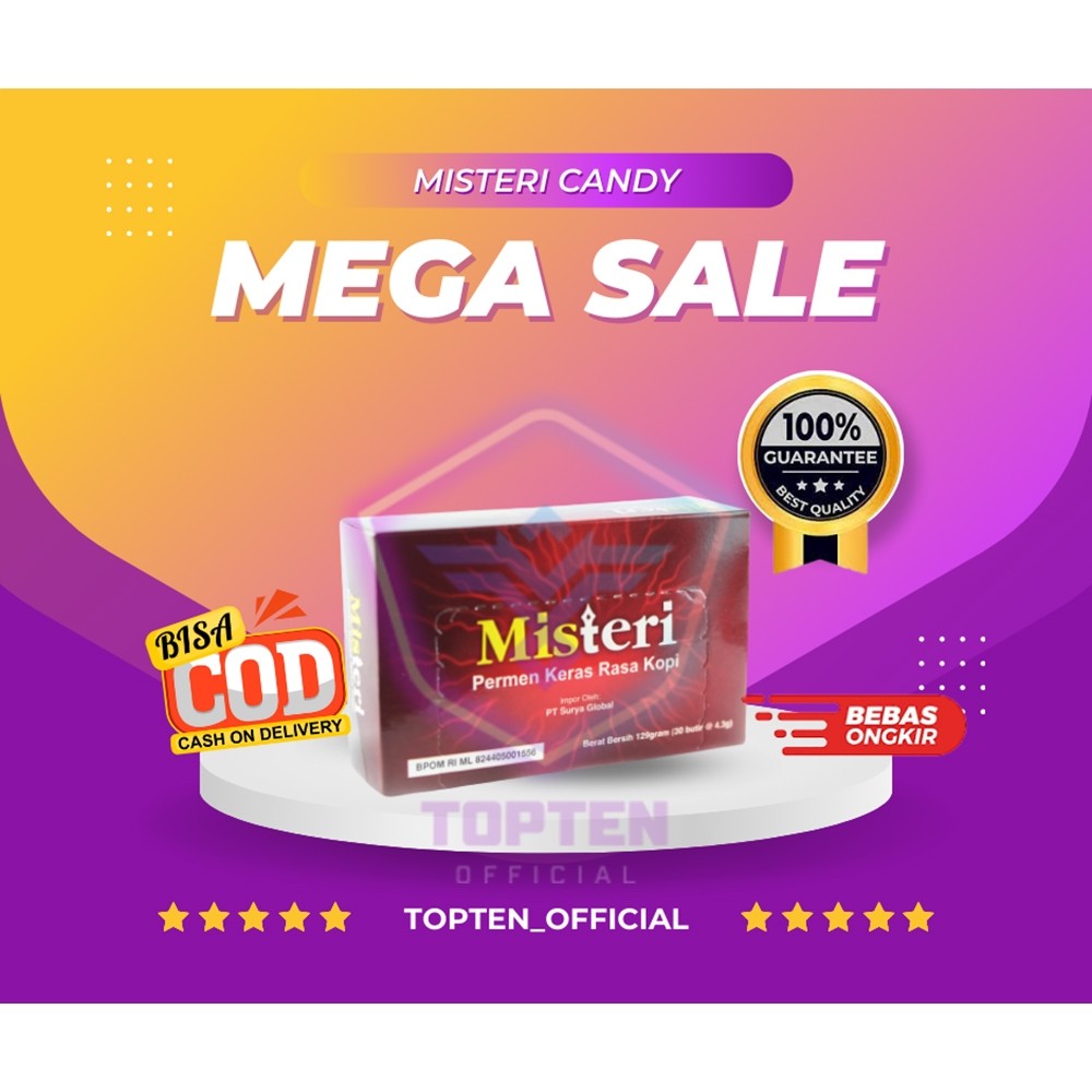 

MISTERI CANDY- Permen Stamina Vitalitas Kusus Pria Dewasa 3 Pcs