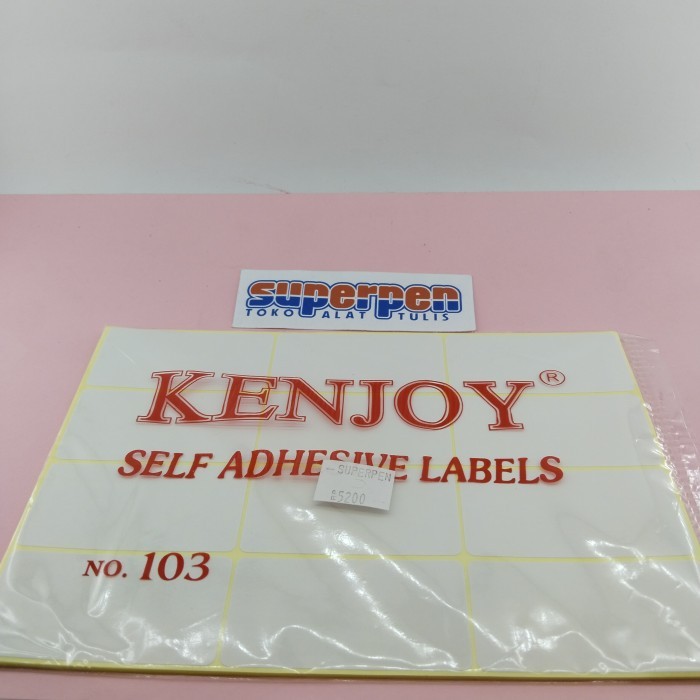 

Stiker Label Harga Kenjoy Murah Meriah