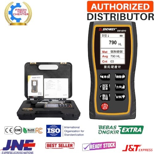 

SW6210 Leeb Hardness Tester SNDWAY SW-6210 Steel Metal Meter Gauge HRC