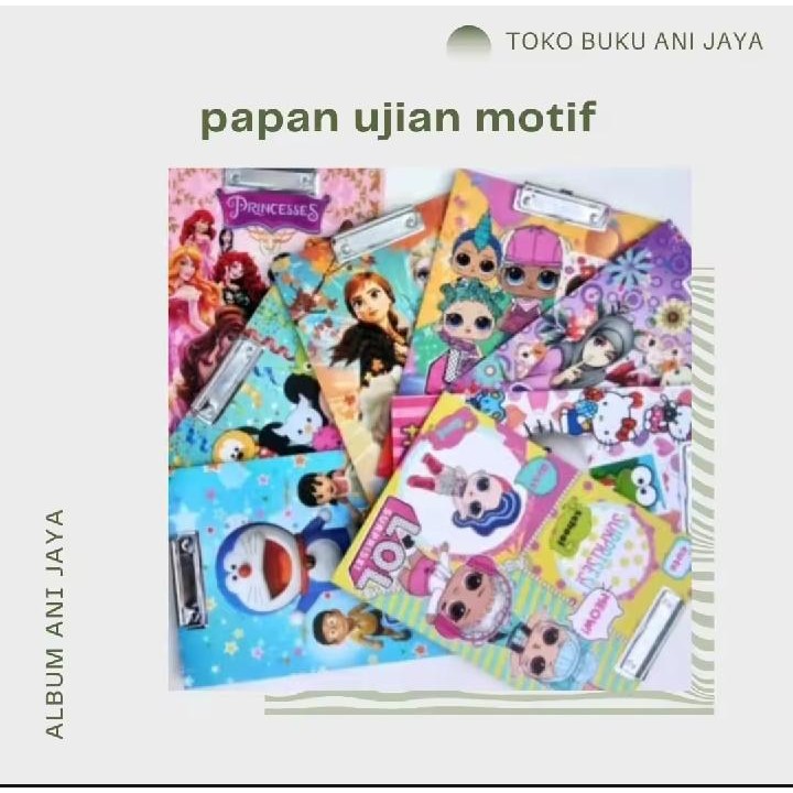 

PAPAN UJIAN MOTIF LUCU BERKUALITAS (PER PCS)