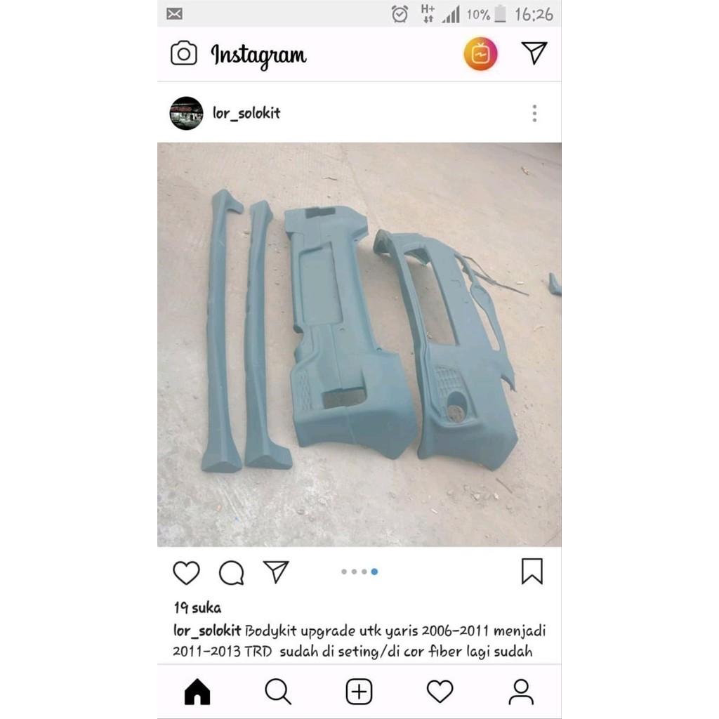 bodykit yaris 2006.upgrude TRD yaris 2013 .....E GRADE-A