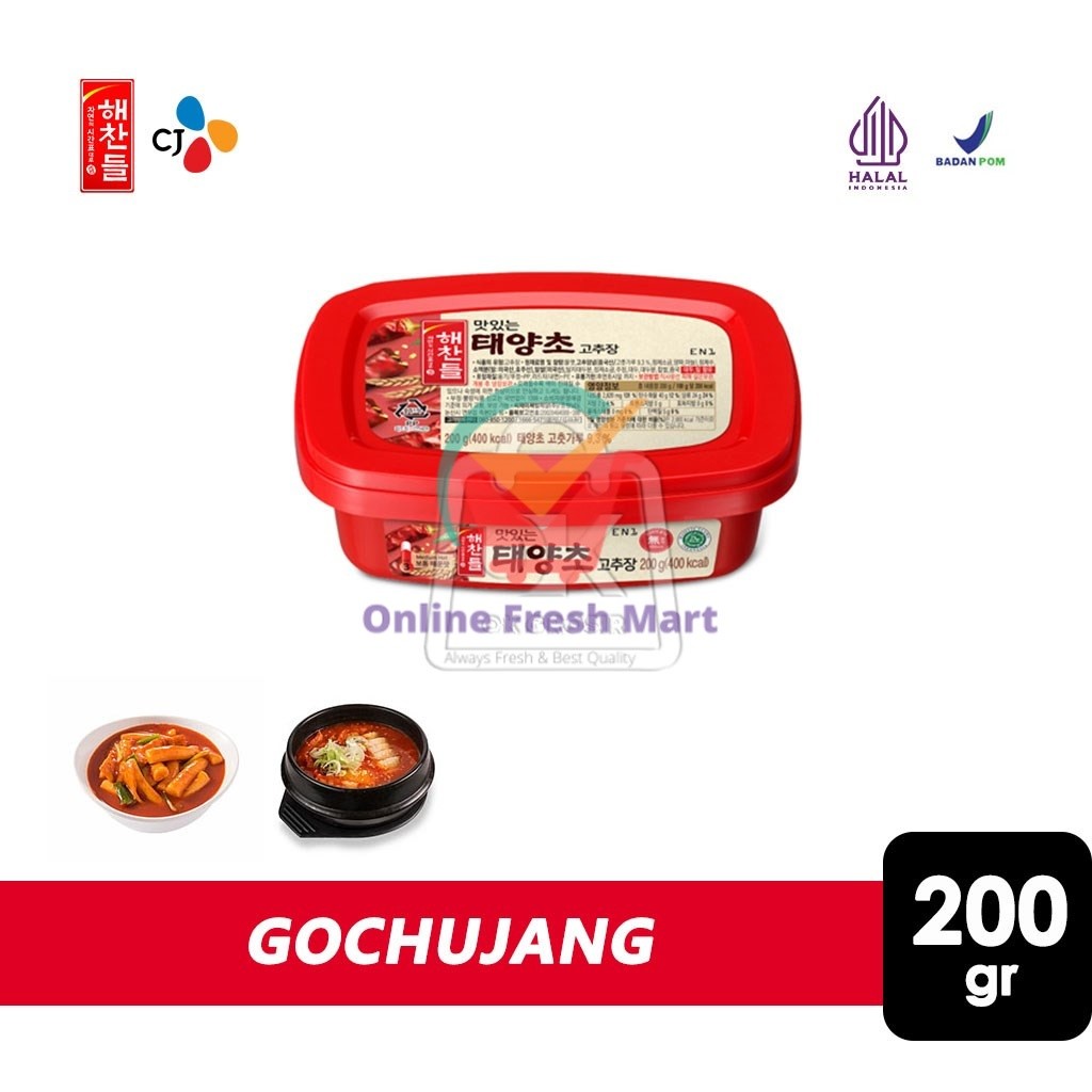 

Saus Gochujang Halal CJ Haechandle Hot Pepper Pasta Cabai Pedas Korea (200 gr) - Online Frseh Mart Denpasar