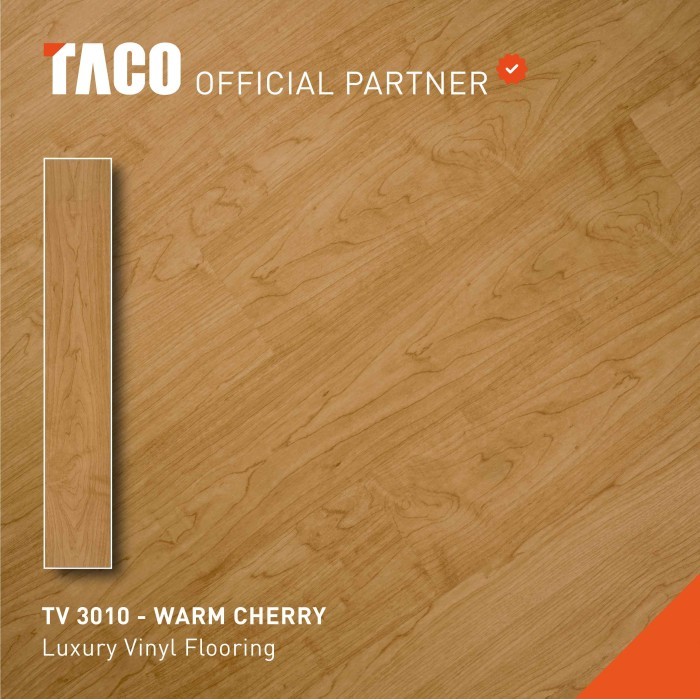 AR TACO Lantai Vinyl 3mm - TV 3010 Warm Cherry