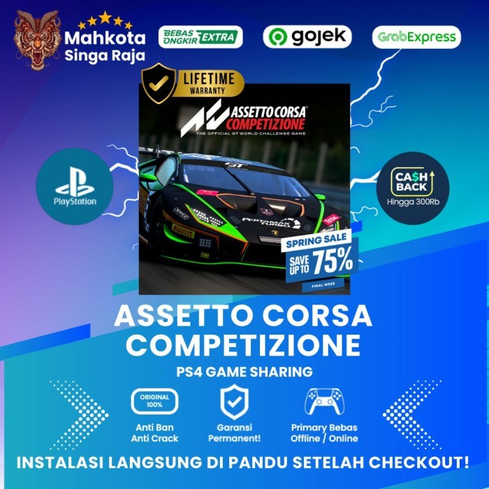 Assetto Corsa Competizione - PS4 - PlayStation4 Game Sharing