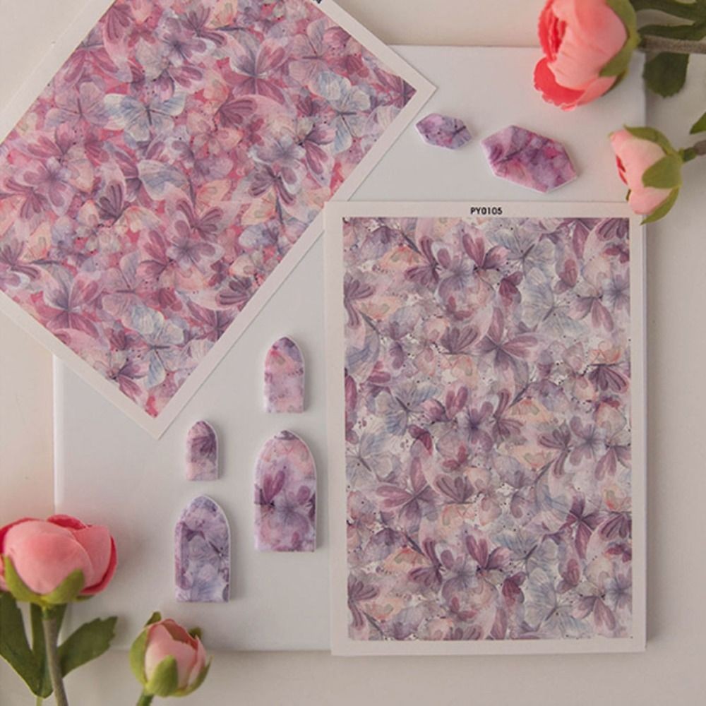 

Water Soluble Pottery Painted Transfer Paper Butterfly Watercolor Transfer Paper for Pottery Pendants Eearrings Jewelry Making