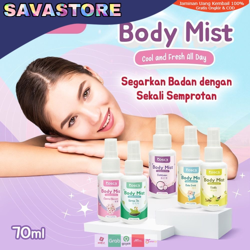 TOSCA BODY MIST COOL AND FRESH EAU DE COLOGNE 70ML